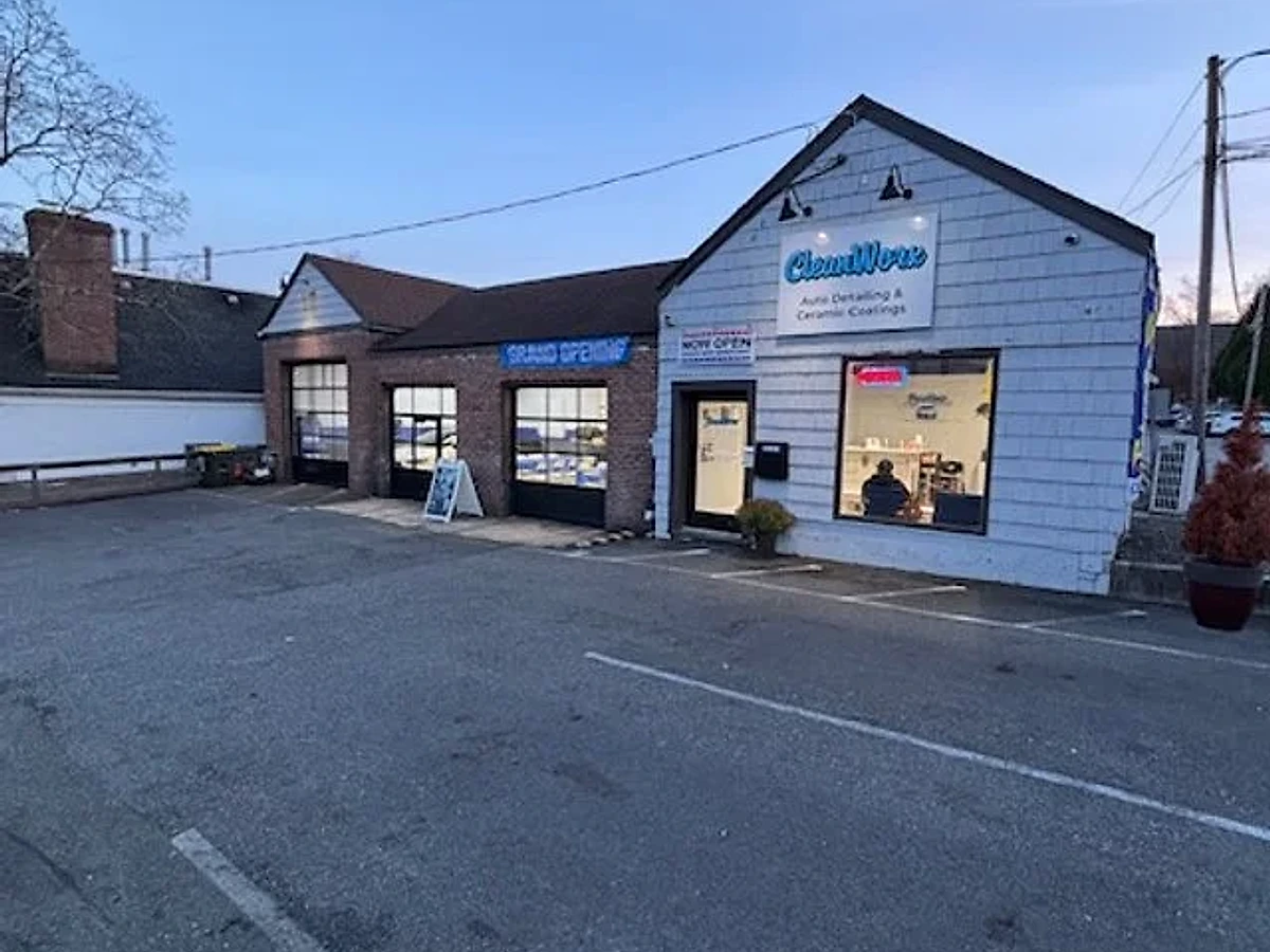 CleanWorx Auto Detailing shop storefront at 19 E. Henry Street Basking Ridge NJ